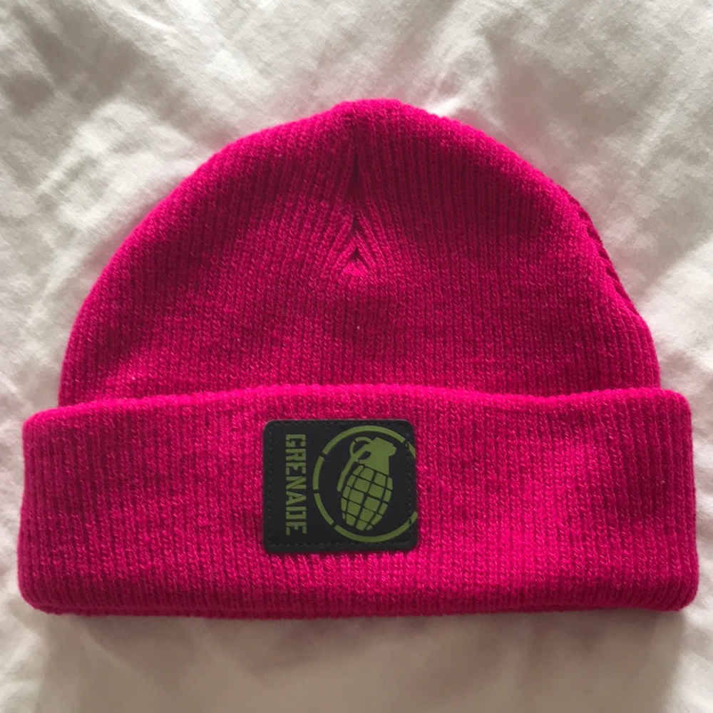 Grenade Pink Beanie